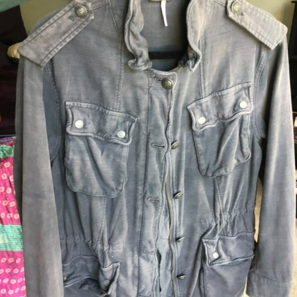 Free People Utility Jacket | Women's M | Grey